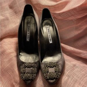 Used but could still be worn these are 1,000 dollar heels for a good price